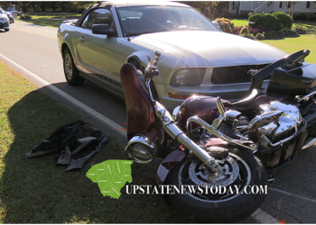 Car vs. Motorcycle Old Pendleton Road |Easley, SC