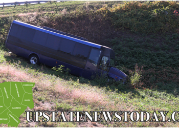 Bus Drives Down Embankment |Piedmont, SC