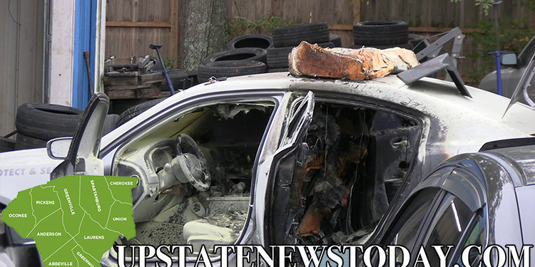 Police Car Fire |Iva, SC